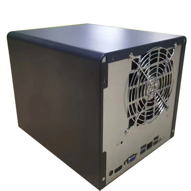 Behuizing Nas Storage Server Chassis Huishouden 4 Bay Computer Case Aluminium legering Panel