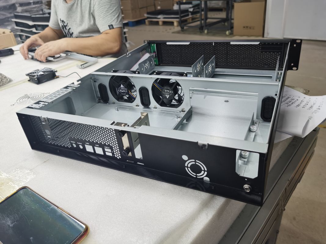Custom Plaat Metalen Buigen Fabricatie Aluminium Netwerk Kasten Computer Case Gaming PC Case
