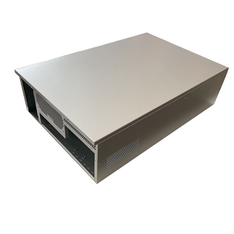 Custom Design Versterker Aluminium Housing Fabrikant Sandblasted of Brushed 19 inch Server Case