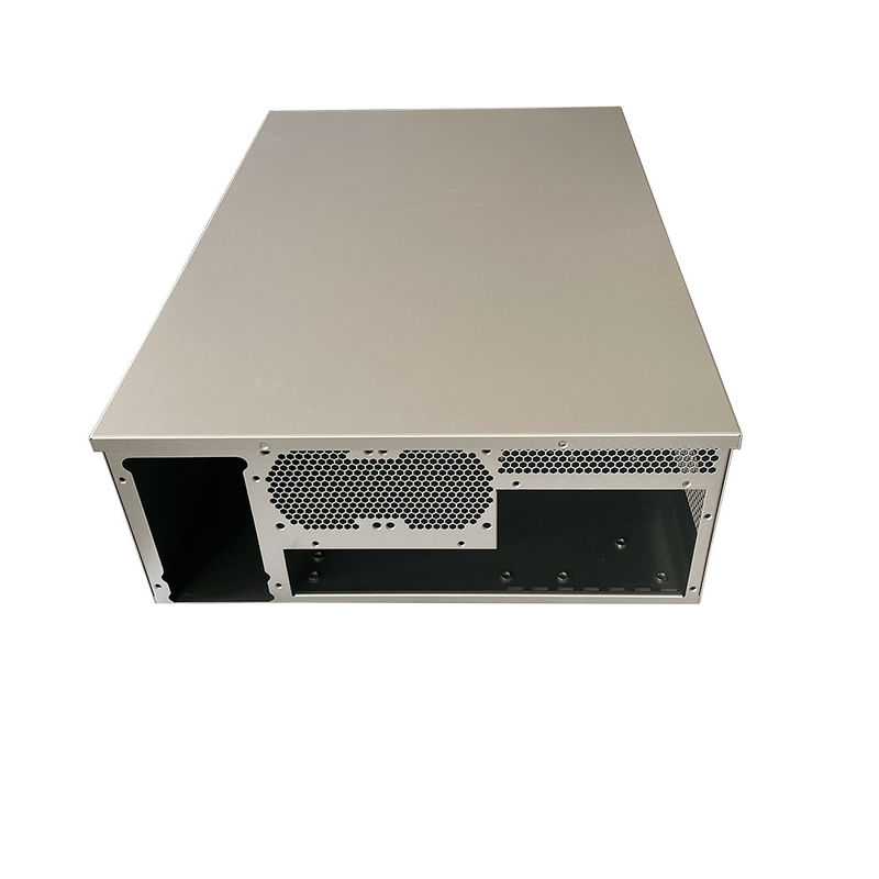 Custom Design Versterker Aluminium Housing Fabrikant Sandblasted of Brushed 19 inch Server Case