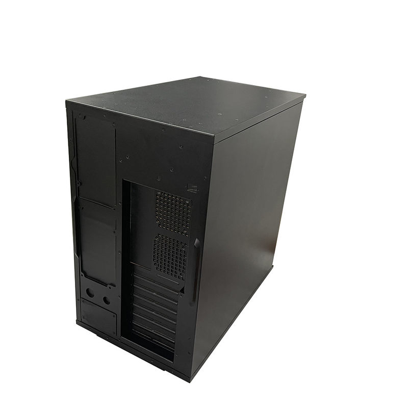 Zwarte kast Plaatmetaal Chassis Shell Custom High Quality Gaming Alle OEM Plaatmetaal Fabricatie Diensten Op maat Grootte