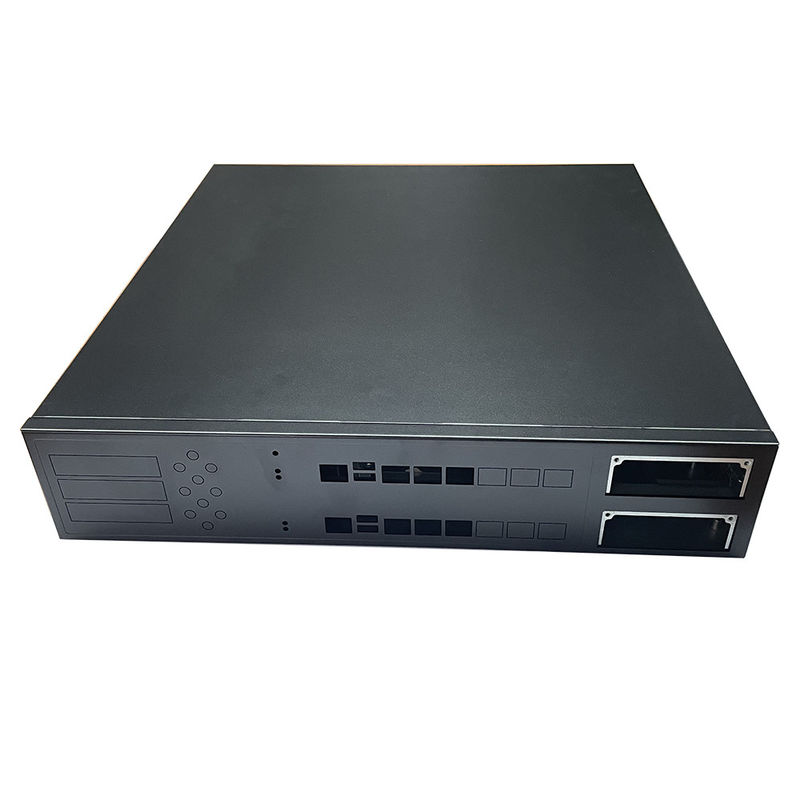12 Bay 16 Bay Rackmount Gpu Custom Server Chassis Zwart poeder gespoten behuizing Switch