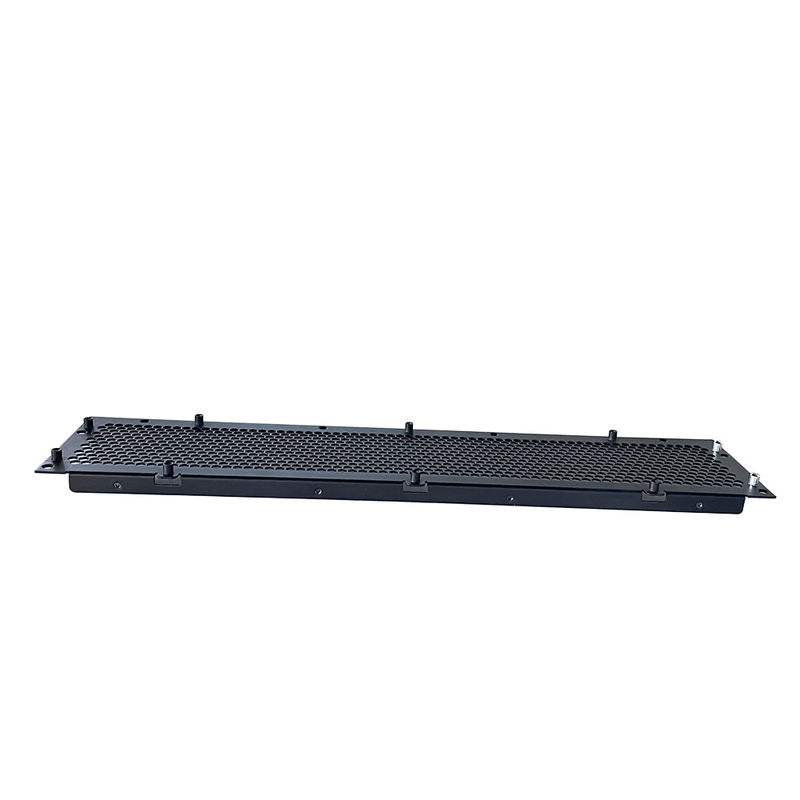 Stalen Aluminium Plaat Metalen Fabricatie Ontwerp 1U 2U 3U 4U 19 Inch Rack Geventileerd Blanking Panel Metalen Case Box