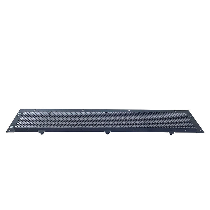 Stalen Aluminium Plaat Metalen Fabricatie Ontwerp 1U 2U 3U 4U 19 Inch Rack Geventileerd Blanking Panel Metalen Case Box
