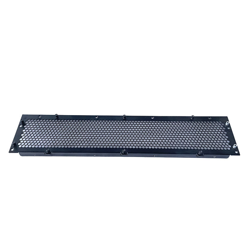 Stalen Aluminium Plaat Metalen Fabricatie Ontwerp 1U 2U 3U 4U 19 Inch Rack Geventileerd Blanking Panel Metalen Case Box
