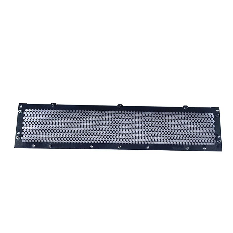 Stalen Aluminium Plaat Metalen Fabricatie Ontwerp 1U 2U 3U 4U 19 Inch Rack Geventileerd Blanking Panel Metalen Case Box