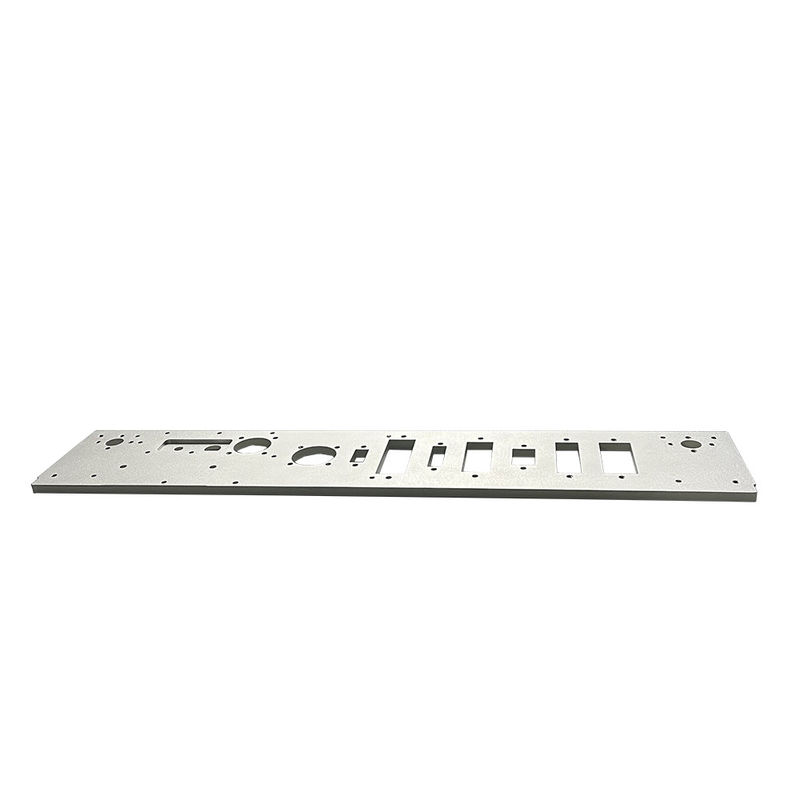 Online Custom Aluminium Plaat Metal Fabrication Panel Anode Sandblasting Stamping Motor Spare Parts