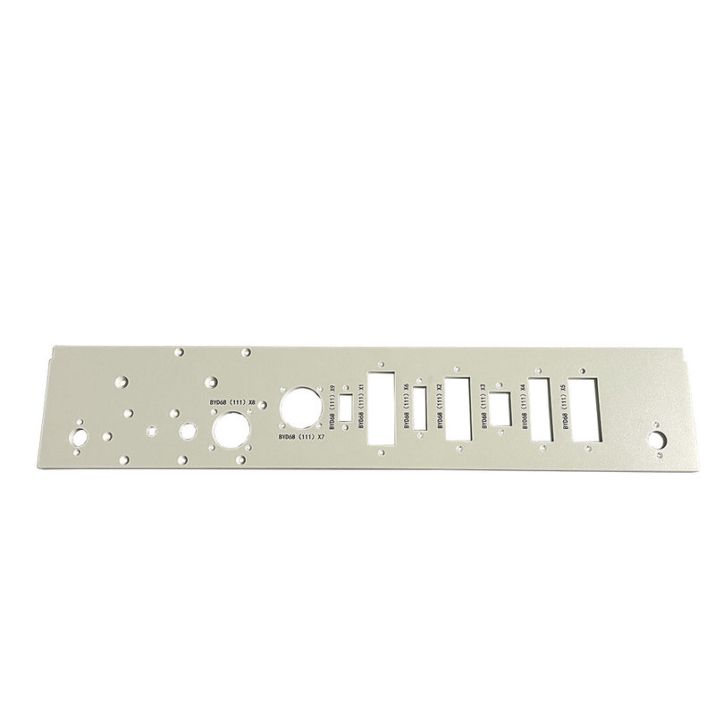 Online Custom Aluminium Plaat Metal Fabrication Panel Anode Sandblasting Stamping Motor Spare Parts