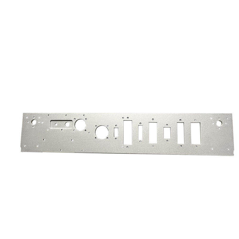 Online Custom Aluminium Plaat Metal Fabrication Panel Anode Sandblasting Stamping Motor Spare Parts