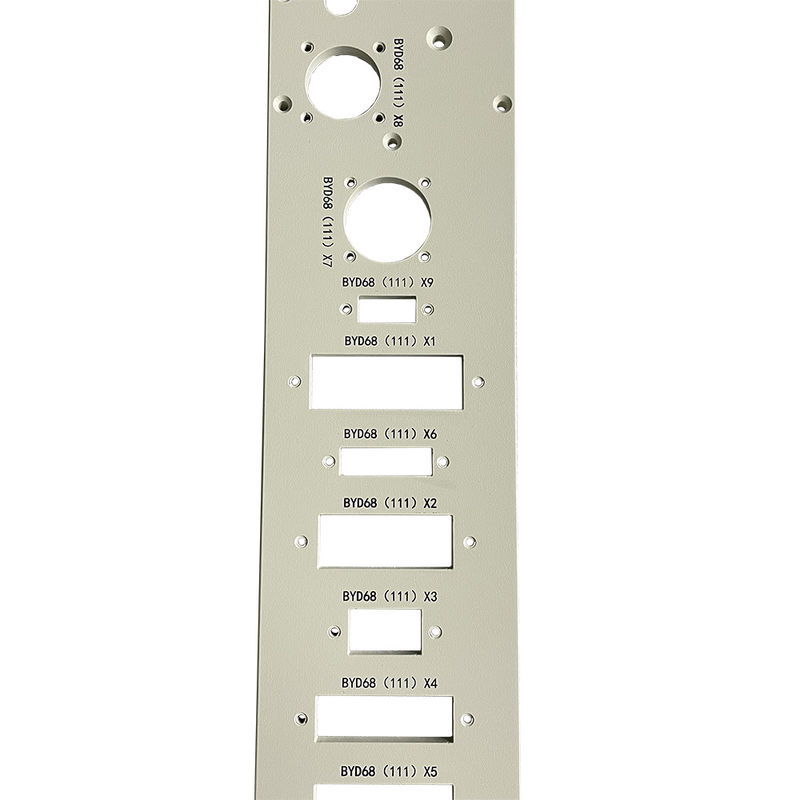 Online Custom Aluminium Plaat Metal Fabrication Panel Anode Sandblasting Stamping Motor Spare Parts