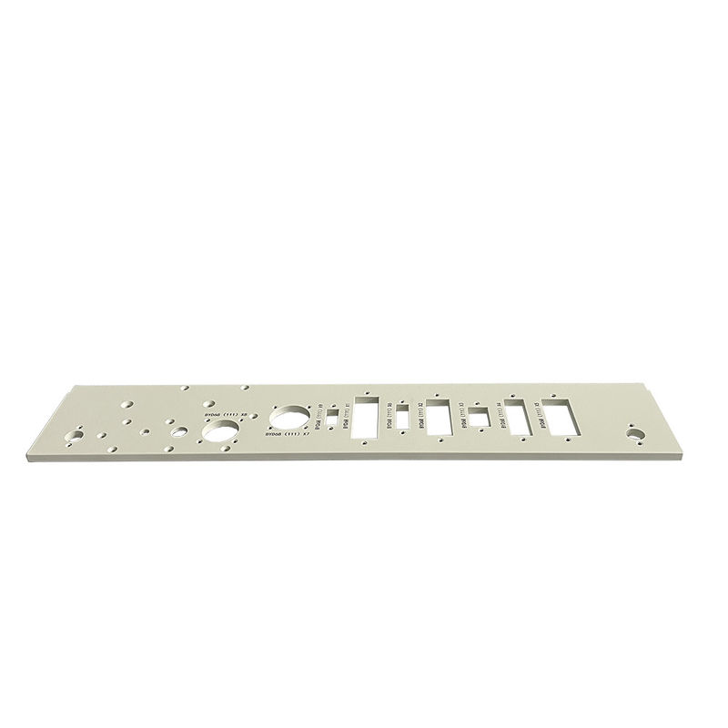 Online Custom Aluminium Plaat Metal Fabrication Panel Anode Sandblasting Stamping Motor Spare Parts