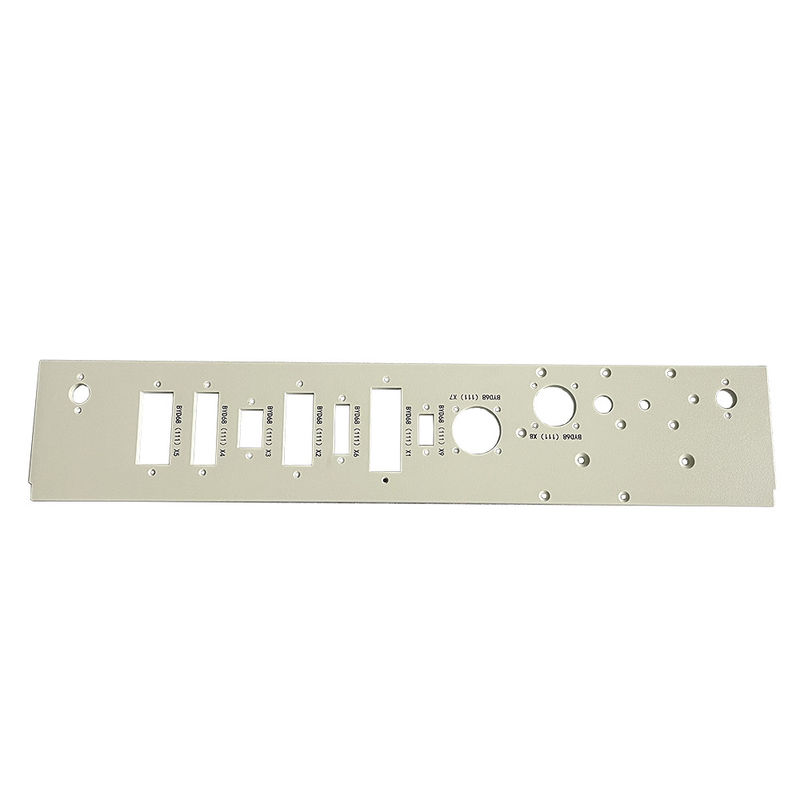 Online Custom Aluminium Plaat Metal Fabrication Panel Anode Sandblasting Stamping Motor Spare Parts